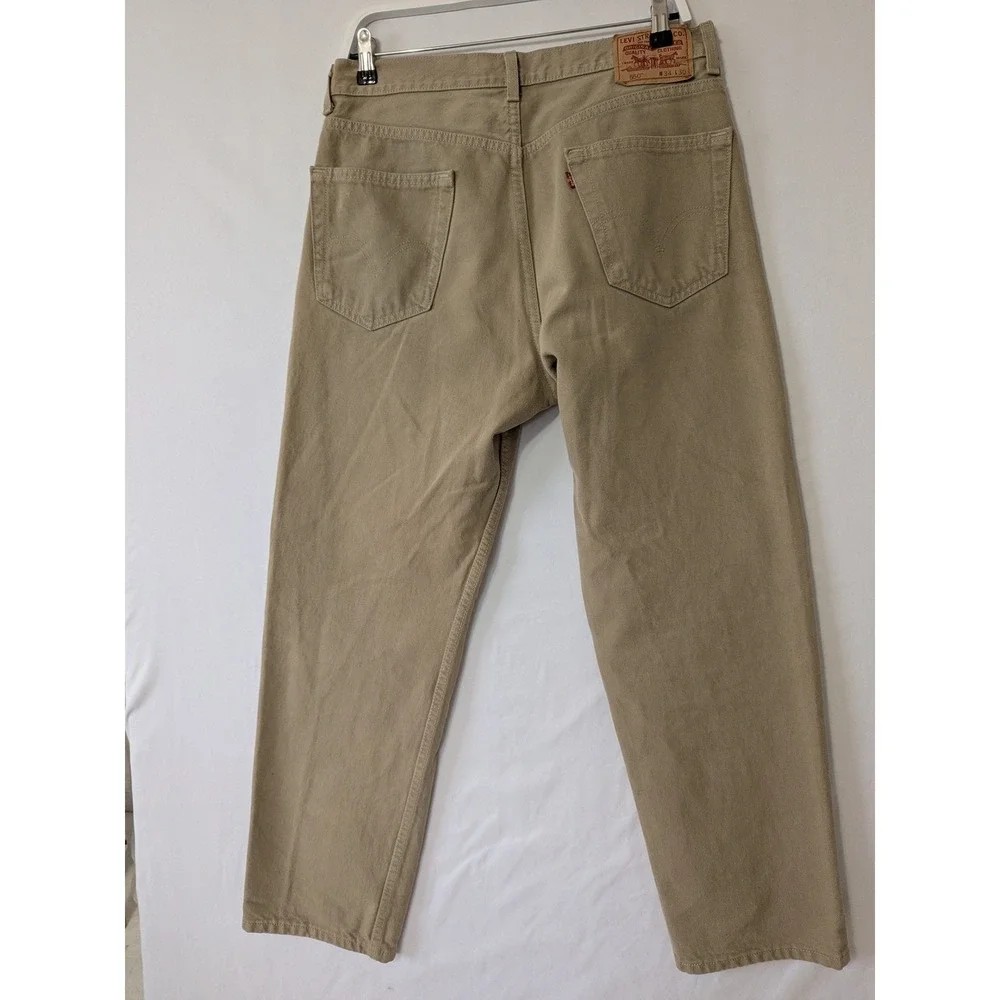 Vintage Y2K Levis 550 Relaxed Fit Jeans Mens Size 34 Tan‎ 2004 Denim